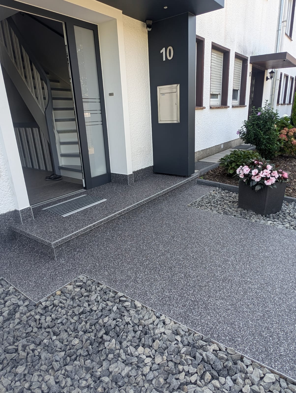 Steinteppich Eingangsbereich